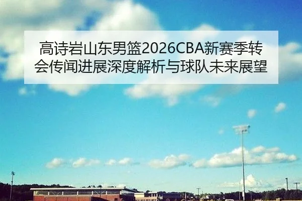 高诗岩山东男篮2026CBA新赛季转会传闻进展深度解析与球队未来展望